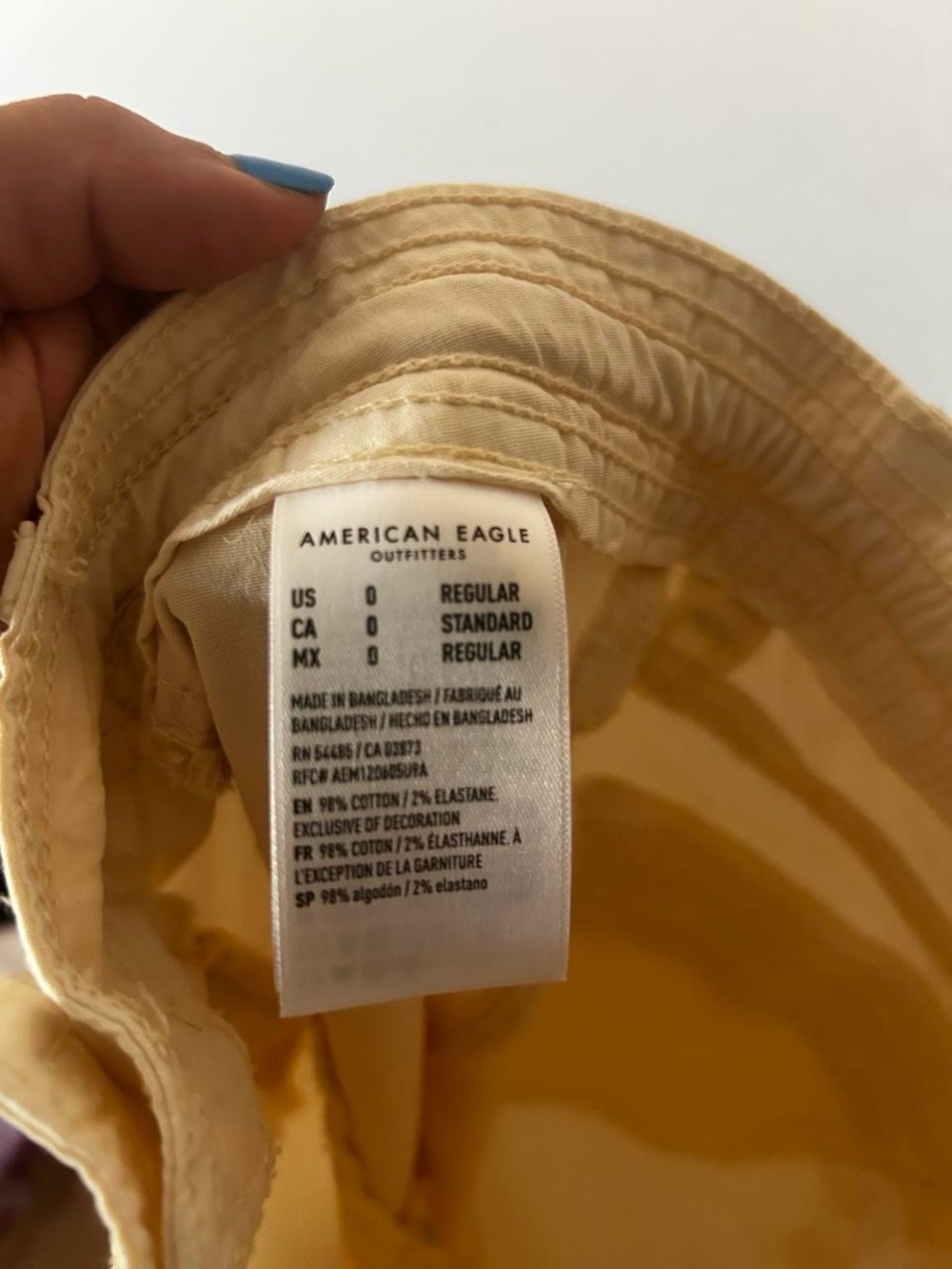 American Eagle cream cargo skirt. - Picture 7 of 7